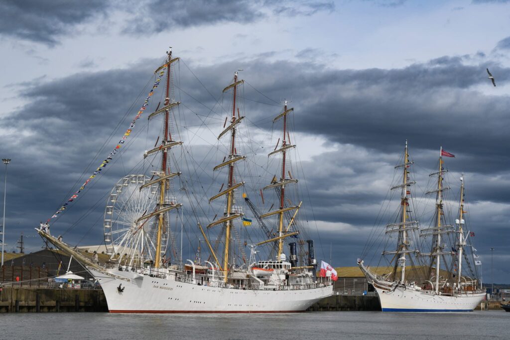 One of tall ships which visited Hartlepool in 2023